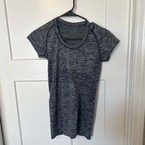 Black and white Lululemon tshirt